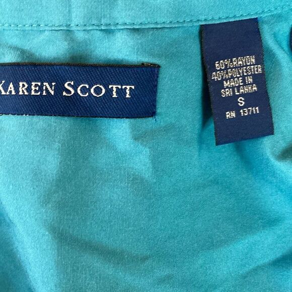 Karen Scott Sleeveless Blouse Size Small‎ (F2) - Picture 6 of 6